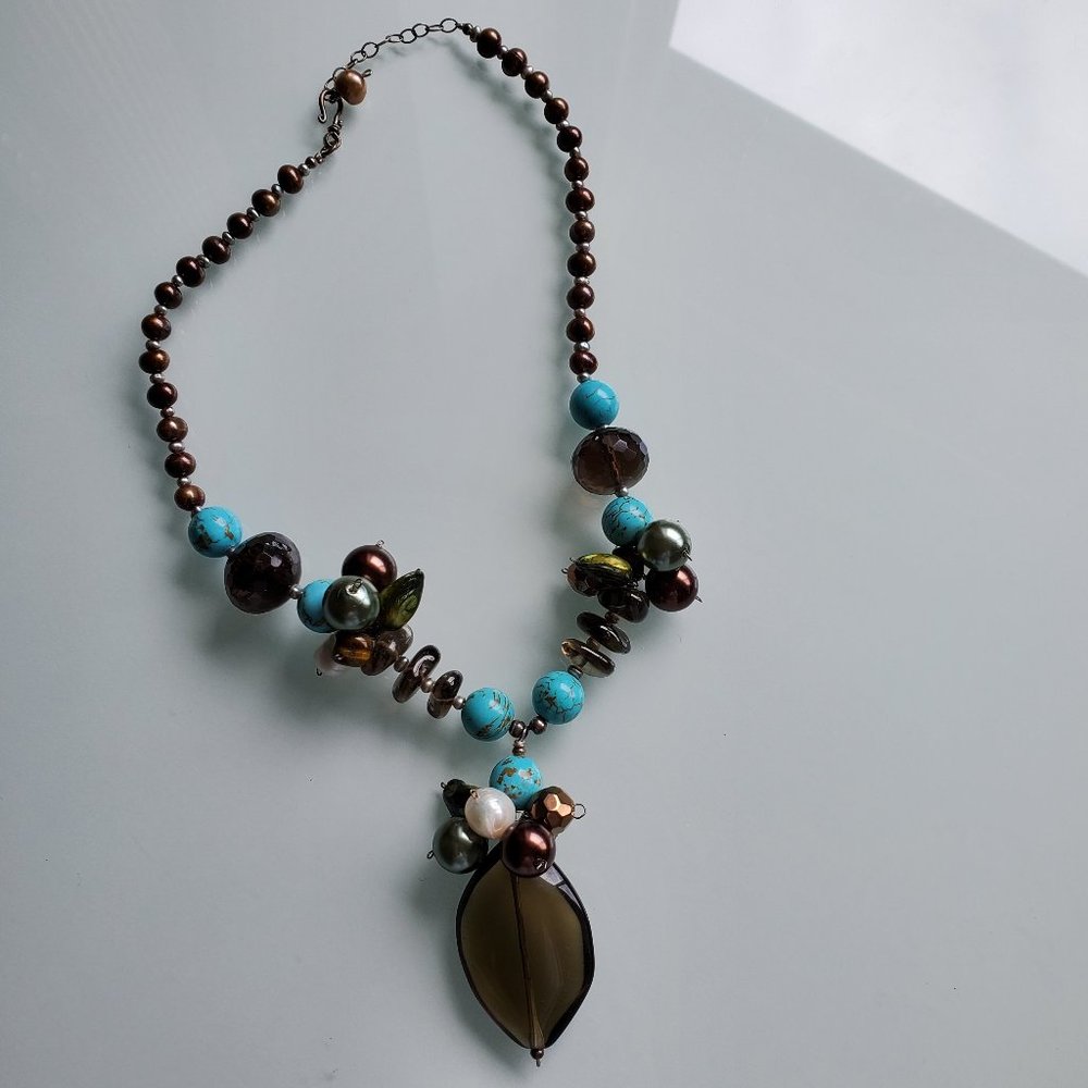 Beautiful Artisan Crafted Gemstone Pendant Necklace